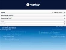 Tablet Screenshot of baugeraetecenter.de
